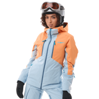 Dragonfly Куртка горнолыжная утепленная Gravity Woman 2025 Mock Orange-Light Blue в Туле