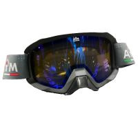 AIM PRO Очки снегоходные двойная линза 186-100 Black matt в Туле