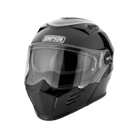 Simpson Шлем модуляр Darksome Gloss Black в Туле