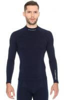 Brubeck Футболка мужская дл.рукав Wool Merino 78% Темно-Синий в Туле