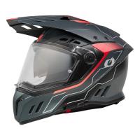 Oneal Шлем кроссовый со стеклом Sierra RS Echo красный/черный в Туле