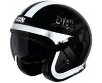 IXS Мотошлем открытый iXS 880 2.2 черно-серебристый в Туле