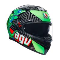 AGV Шлем K3 Kamaleon Black/Red/Green в Туле