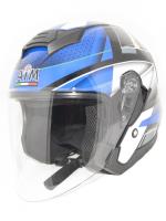 AiM Шлем открытый JK526 Blue/Grey/Black в Туле