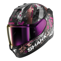 Shark Шлем Skwal i3 Hellcat Mat Black/Chrome/Violet в Туле