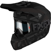 FXR Шлем Clutch Cold Stop QRS Electric 22 Black Ops в Туле