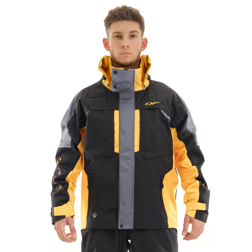 Dragonfly Куртка мембранная Quad Pro Black-yellow в Туле