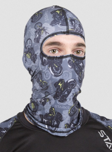 Starks Подшлемник Light Print Moto Серый принт в Туле