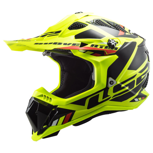 LS2 Мотошлем MX700 Subverter Evo Stomp Желто-черный в Туле