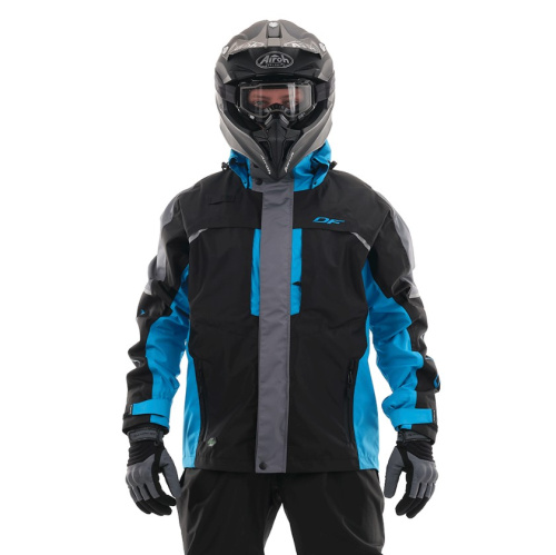 Dragonfly Куртка мембранная Quad Pro Black-Blue в Туле