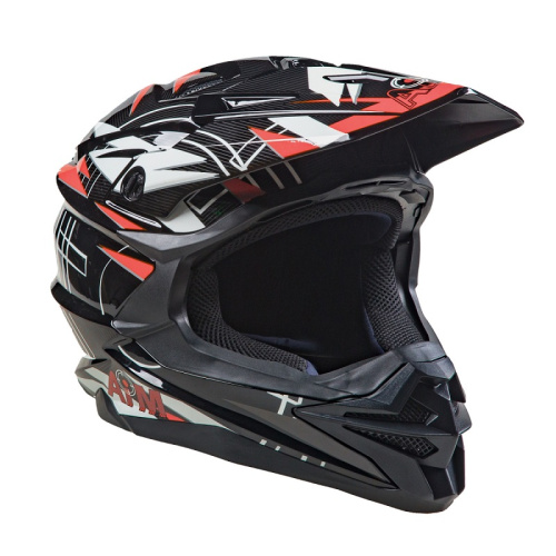 AiM Шлем кроссовый JK803S Orange/Black в Туле