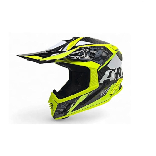 AiM Шлем RH855 Carbon Terrain Black/Yellow в Туле