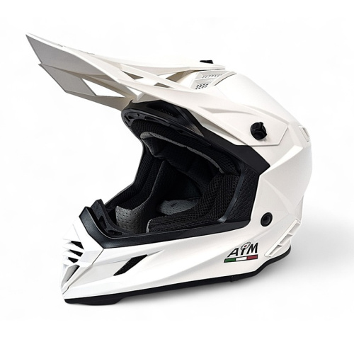 AiM Шлем RH855 White Glossy в Туле