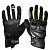 Sweep Перчатки кожаные+текстиль Hammer Black/Yellow в Туле