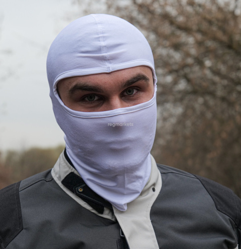 MotoLike Подшлемник Хлопок/Эластан Белый в Туле