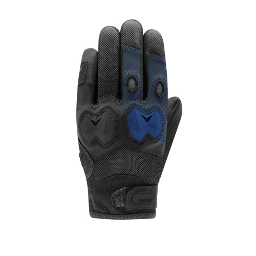 Racer Перчатки Blocks Black/Blue в Туле
