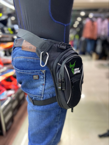 Motolike сумка на пояс зеленая в Туле