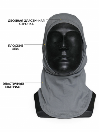 MotoLike Подшлемник Х/Э трансформер Серый в Туле