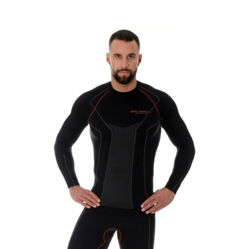 Brubeck Футболка мужская Thermo Protect черный в Туле