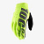 100% Мотоперчатки текстильные подростковые Brisker Youth Glove Fluo Yellow в Туле